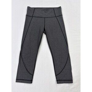 Athleta Salutation Capri 591383 Womens Leggings Gray Heather Size M